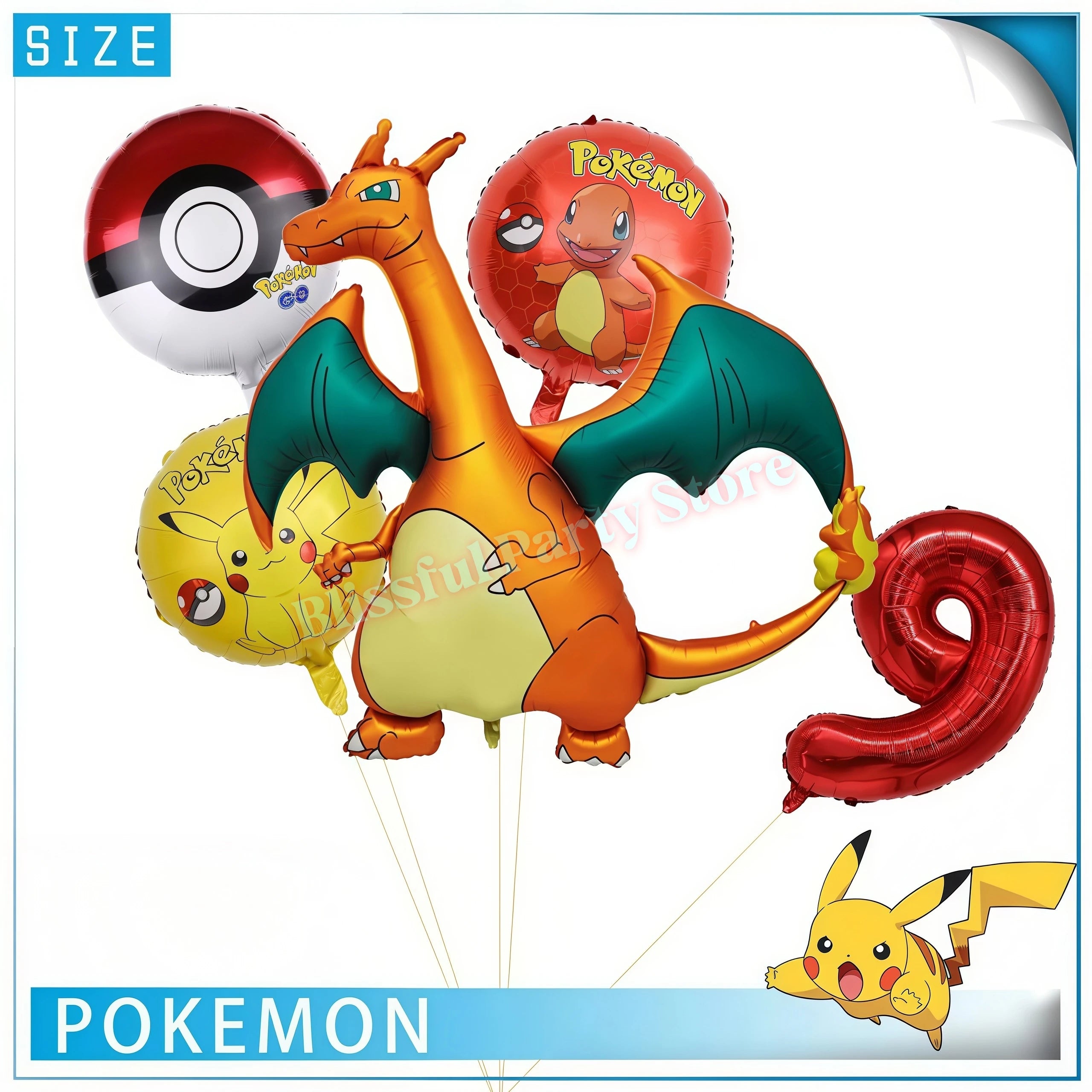 Décoration Anniversaire Pokémon – Kit Fête Pikachu