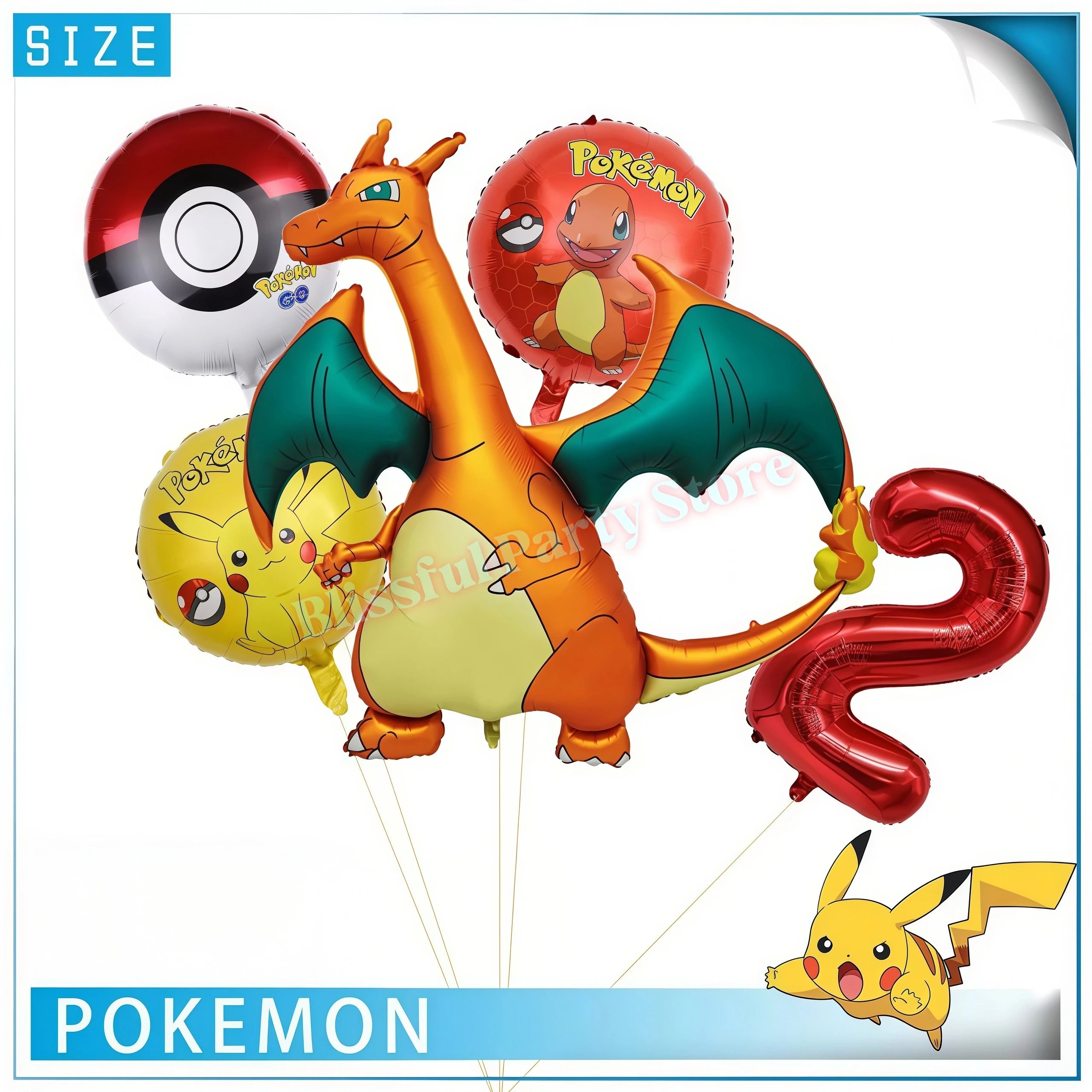 Décoration Anniversaire Pokémon – Kit Fête Pikachu