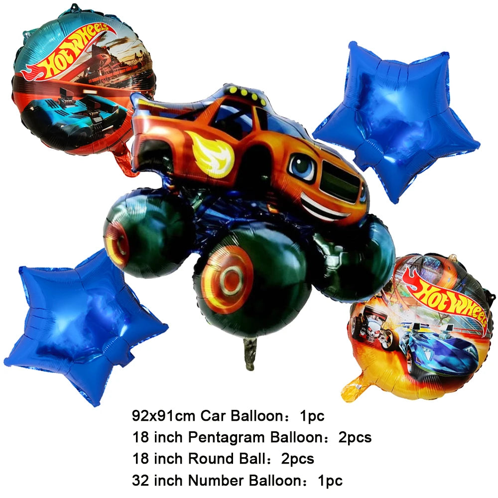 Ballons Monster Truck – Décoration Anniversaire Enfant