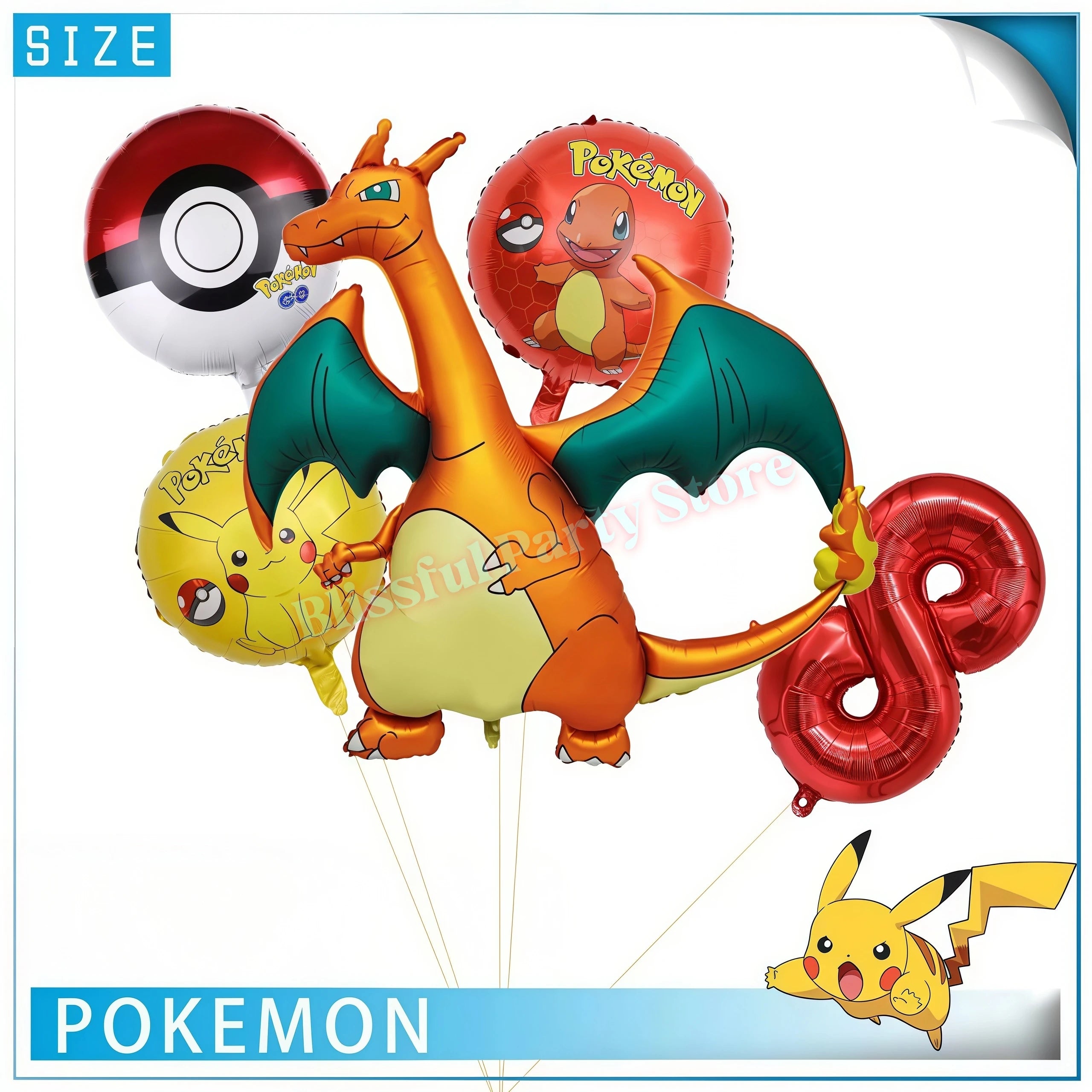 Décoration Anniversaire Pokémon – Kit Fête Pikachu