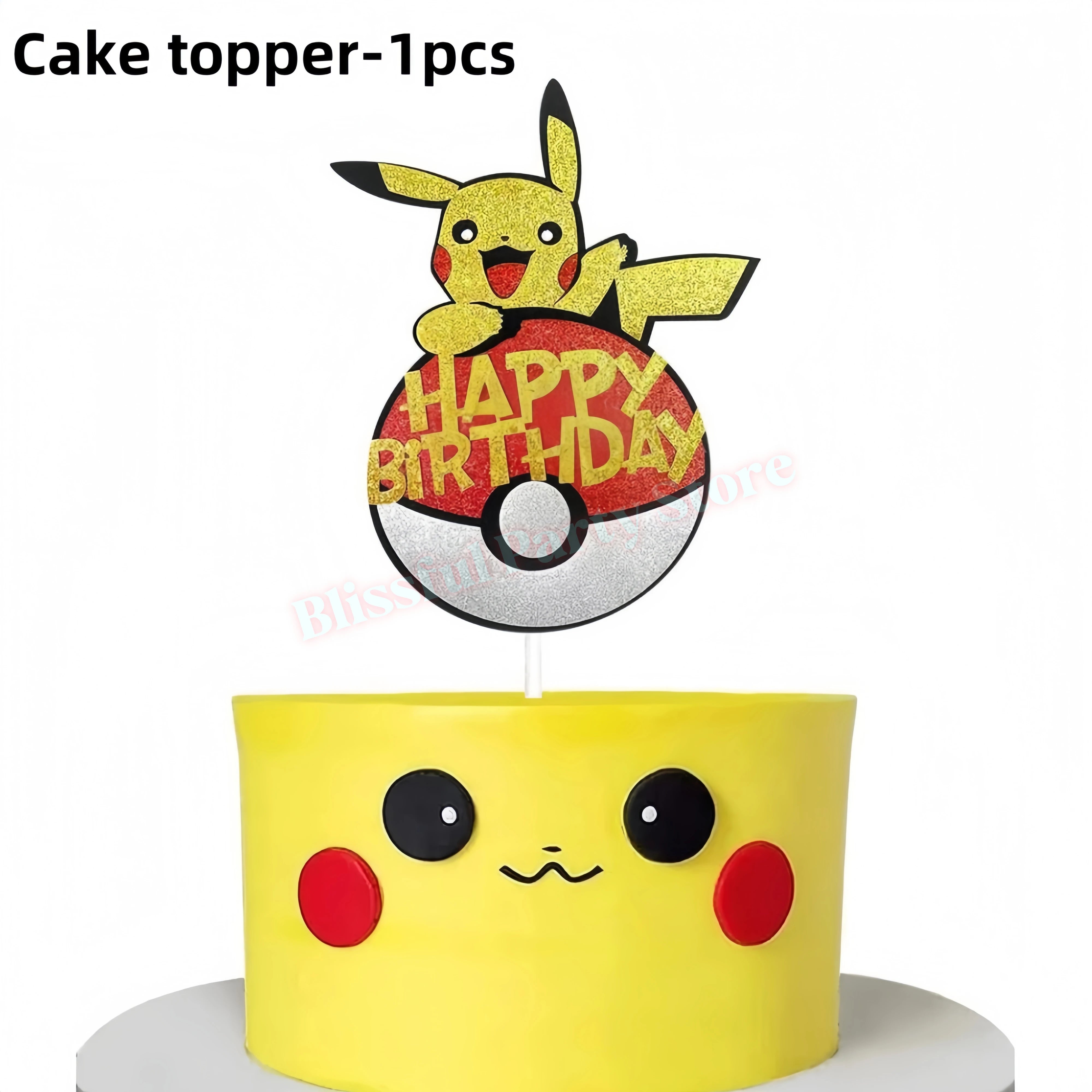 Décoration Anniversaire Pokémon – Kit Fête Pikachu