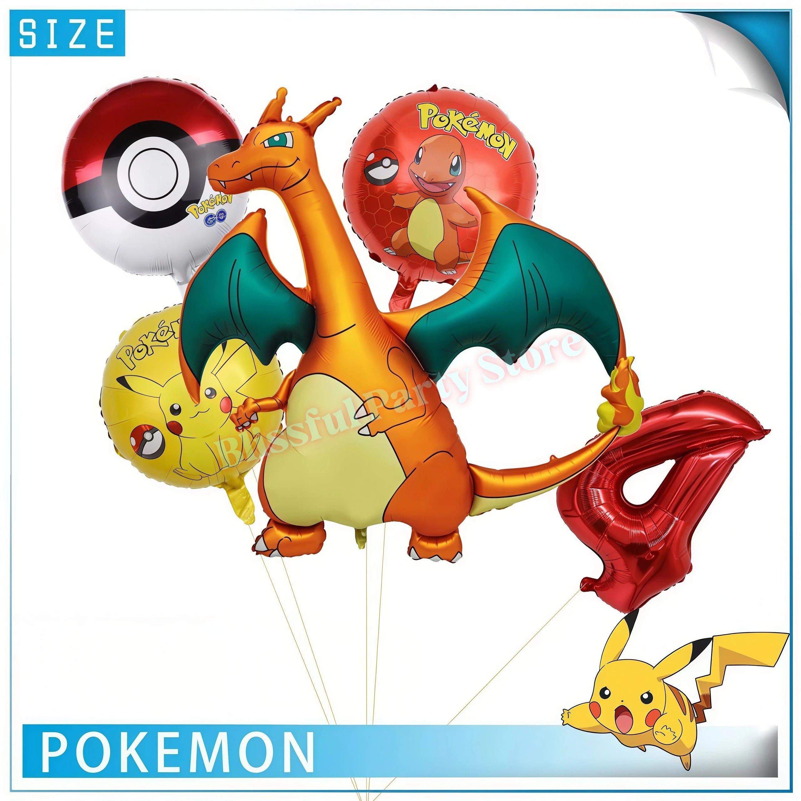 Décoration Anniversaire Pokémon – Kit Fête Pikachu