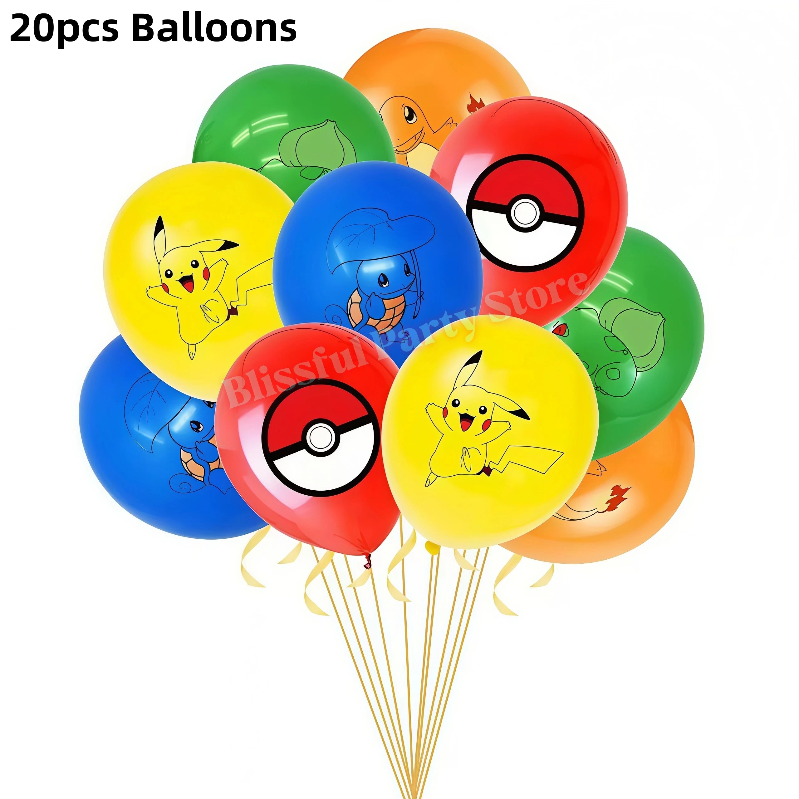 Décoration Anniversaire Pokémon – Kit Fête Pikachu