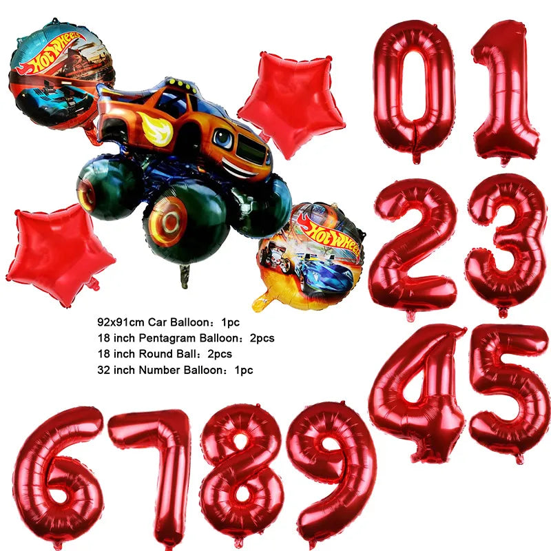 Ballons Monster Truck – Décoration Anniversaire Enfant