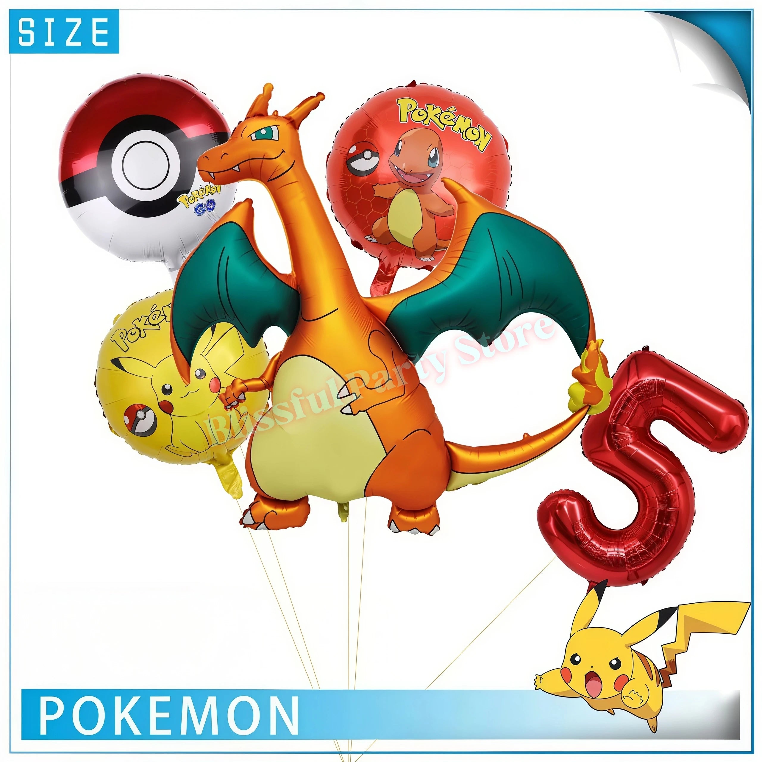 Décoration Anniversaire Pokémon – Kit Fête Pikachu