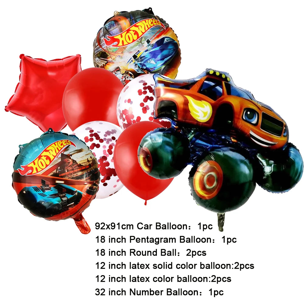 Ballons Monster Truck – Décoration Anniversaire Enfant