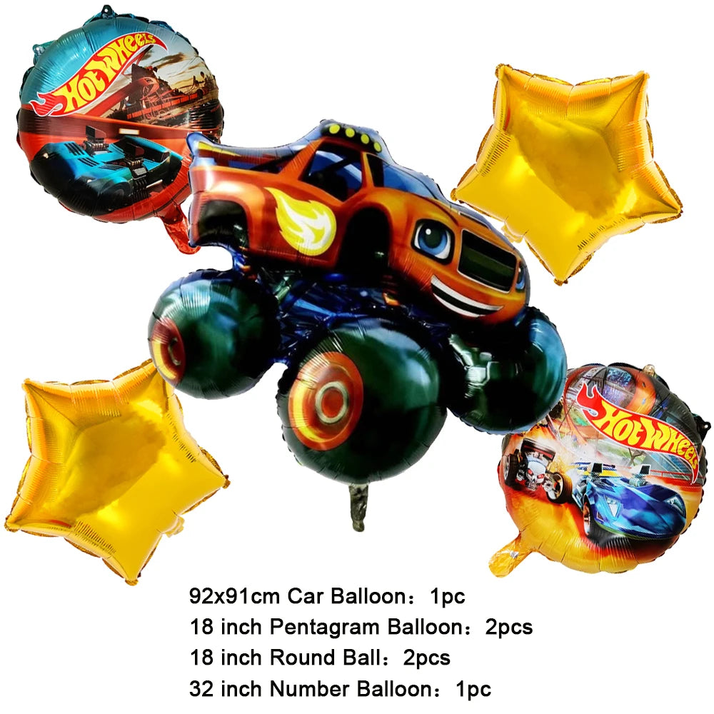 Ballons Monster Truck – Décoration Anniversaire Enfant
