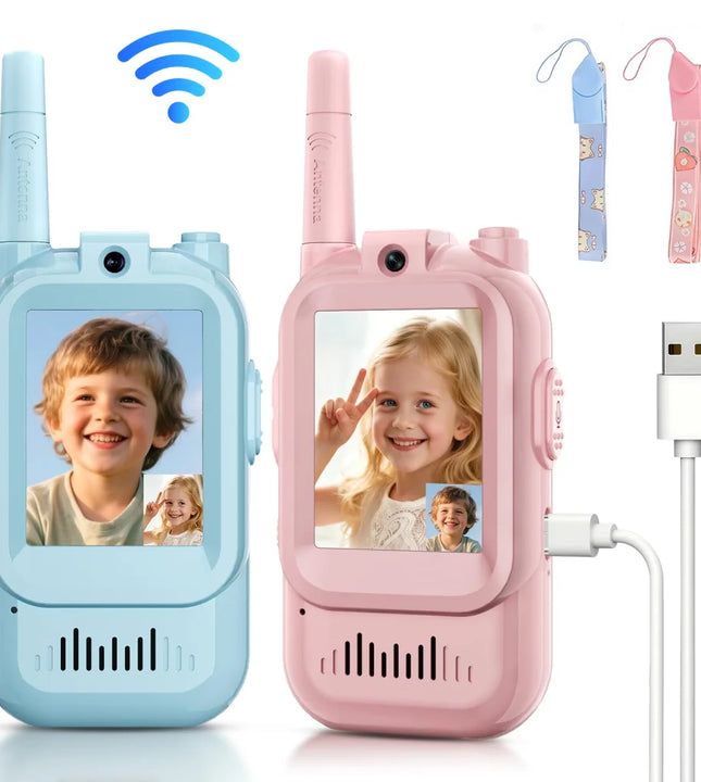 Talkies-Walkies Vidéo pour Enfants – Lot de 2