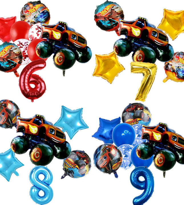 Ballons Monster Truck – Décoration Anniversaire Enfant